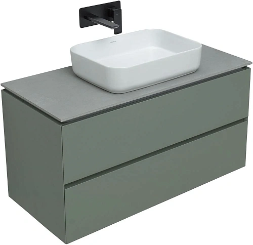 Тумба под раковину Allen Brau Infinity 1.21003.CGM 100 cement grey matt Тумба под раковину Allen Brau Infinity 1.21003.CGM 100 cement grey matt