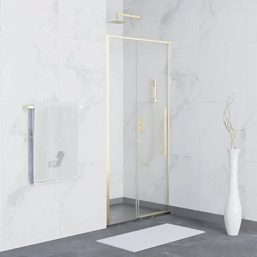 Душевая дверь RGW Stilvoll SV-12G 1400 мм Easy Clean золото brush 32321214-16 Душевая дверь RGW Stilvoll SV-12G 1400 мм Easy Clean золото brush 32321214-16