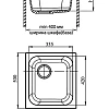 Кухонная мойка GranFest Standart S-430 беж бежевый Кухонная мойка GranFest Standart S-430 беж бежевый