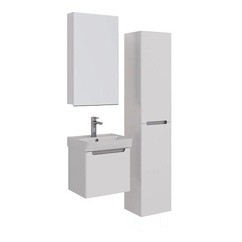 Тумба под раковину Lemark BUNO MINI 45 см подвесная, серый/белый LM05BM45T Тумба под раковину Lemark BUNO MINI 45 см подвесная, серый/белый LM05BM45T