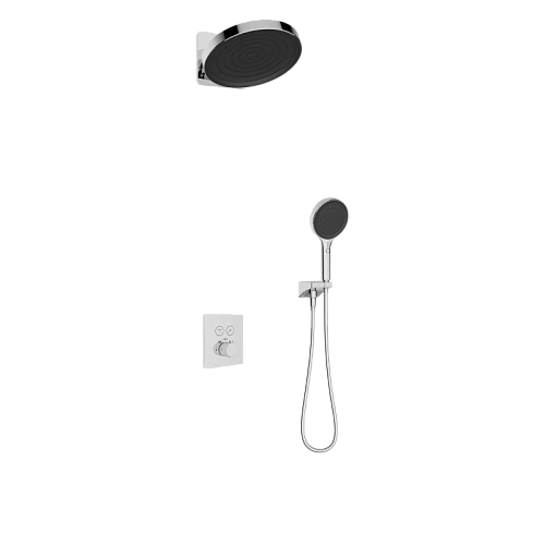 Душевая система Kaiser Sano с термостатом скрытого монтажа хром 08577 Душевая система Kaiser Sano с термостатом скрытого монтажа хром 08577