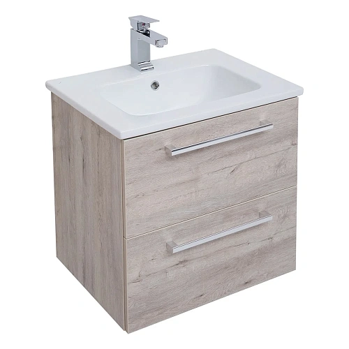 Тумба под раковину DREJA GIO, 60 см, подвесная, 2 ящика, дуб кантри 77.0102D Тумба под раковину DREJA GIO, 60 см, подвесная, 2 ящика, дуб кантри 77.0102D