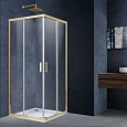 Душевой уголок Vincea Alpha VSS-3AL100CLG, 1000x1000, брашированное золото, стекло прозрачное Душевой уголок Vincea Alpha VSS-3AL100CLG, 1000x1000, брашированное золото, стекло прозрачное