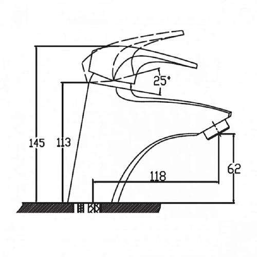 Комплект смесителей Kaiser Guss 6800К с душевой штангой и лейкой Комплект смесителей Kaiser Guss 6800К с душевой штангой и лейкой