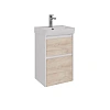 Тумба под раковину Lemark COMBI 45см подвесная/напольная, дуб кантри/белый LM03C45T-dub Тумба под раковину Lemark COMBI 45см подвесная/напольная, дуб кантри/белый LM03C45T-dub