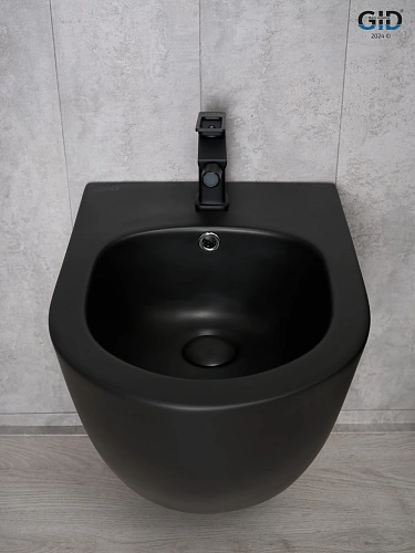 Биде подвесное Gid BDP-96BM 21103 черный матовый 48x37x32.5 Биде подвесное Gid BDP-96BM 21103 черный матовый 48x37x32.5