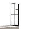 Картинка анонса товара «шторка на ванну new trendy new soleo black 90 см p-0048 (черный)»