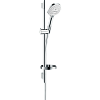 Картинка анонса товара «душевой гарнитур hansgrohe raindance select s 120/unica ecosmart 26632400, белый/хром»