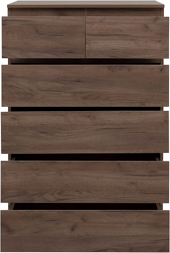 Комод Aquanet Сканди 800x480 Дуб крафт (6 ящиков) 00302546 Комод Aquanet Сканди 800x480 Дуб крафт (6 ящиков) 00302546
