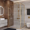 Душевой уголок CEZARES LUX-AH-FS-11-120/90-C-BORO 120x90 см, профиль брашированное золото, стекло прозрачное Душевой уголок CEZARES LUX-AH-FS-11-120/90-C-BORO 120x90 см, профиль брашированное золото, стекло прозрачное
