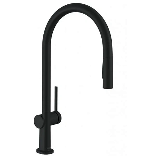 Смеситель для кухни Hansgrohe 210, с вытяжным душем, 2jet 72800670, матовый черный Смеситель для кухни Hansgrohe 210, с вытяжным душем, 2jet 72800670, матовый черный