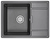 Кухонная мойка Granula 6503, ЧЁРНЫЙ, кварц 650х500 Кухонная мойка Granula 6503, ЧЁРНЫЙ, кварц 650х500