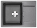 Кухонная мойка Granula 6503, ЧЁРНЫЙ, кварц 650х500 Кухонная мойка Granula 6503, ЧЁРНЫЙ, кварц 650х500