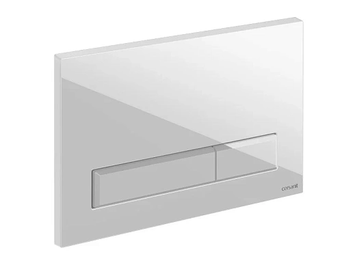 Клавиша смыва Cersanit BLICK (A64113) пластик белый 64113 Клавиша смыва Cersanit BLICK (A64113) пластик белый 64113