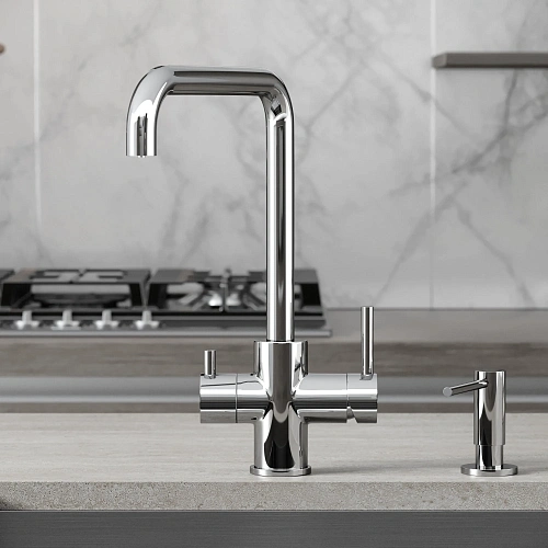 Смеситель для кухни SANCOS Vela SC4013CH с возможностью подключения фильтра, хром Смеситель для кухни SANCOS Vela SC4013CH с возможностью подключения фильтра, хром