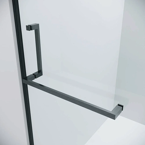 Душевая дверь GROSSMAN Pragma 100.K33.03.100.42.00 (100x195) графит сатин, стекло прозрачное Душевая дверь GROSSMAN Pragma 100.K33.03.100.42.00 (100x195) графит сатин, стекло прозрачное