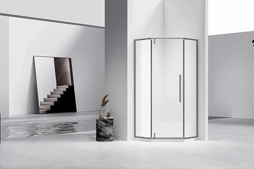 Душевой уголок Vincea Slim-N VSP-4SN100CLGM, 1000x1000, вороненая сталь, стекло прозрачное Душевой уголок Vincea Slim-N VSP-4SN100CLGM, 1000x1000, вороненая сталь, стекло прозрачное