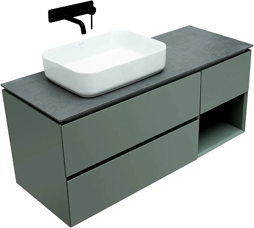 Тумба под раковину Allen Brau Infinity 120 1.21005.CGM L олива матовый Тумба под раковину Allen Brau Infinity 120 1.21005.CGM L олива матовый