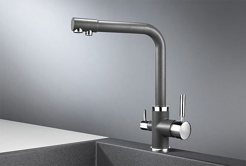 Смеситель для кухни Granula 2015, ГРАФИТ Смеситель для кухни Granula 2015, ГРАФИТ