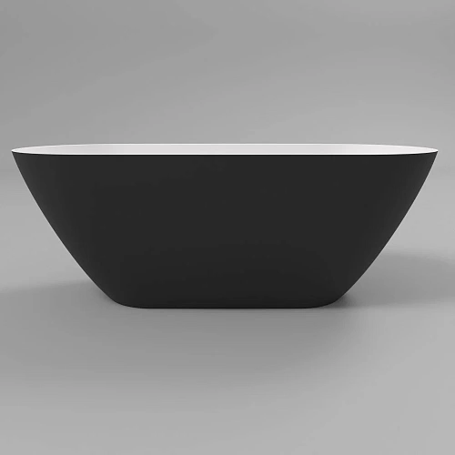 Ванна из искусственного камня WHITECROSS Coral X 170x77 (черный/белый мат) искусственный камень 0203 0203.170077.20100 Ванна из искусственного камня WHITECROSS Coral X 170x77 (черный/белый мат) искусственный камень 0203 0203.170077.20100