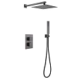 Душевая система ABBER Daheim AF8251NG скрытого монтажа без излива, термостат, никель Душевая система ABBER Daheim AF8251NG скрытого монтажа без излива, термостат, никель