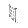 Полотенцесушитель электрический Aquatek Пандора П10 500х900 мм AQ EL RPC1090CH Полотенцесушитель электрический Aquatek Пандора П10 500х900 мм AQ EL RPC1090CH