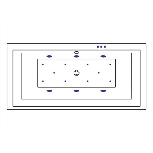Акриловая ванна EXCELLENT Crown Grand 190x90 RELAX хром WAEX.CRG19.RELAX.CR Акриловая ванна EXCELLENT Crown Grand 190x90 RELAX хром WAEX.CRG19.RELAX.CR