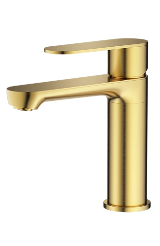 Смеситель для раковины Splenka S222.10.03, золотой сатин Смеситель для раковины Splenka S222.10.03, золотой сатин