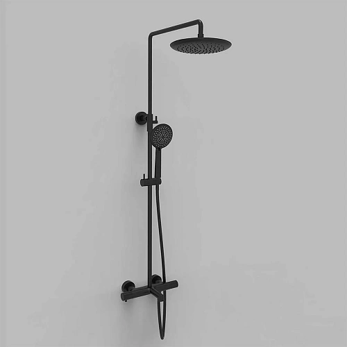 Душевая система Vincea Desire VSFS-1D1TMB термостатическая, черный Душевая система Vincea Desire VSFS-1D1TMB термостатическая, черный