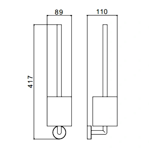 Ершик для унитаза Raglo R320.10.09 с держателем, графит Ершик для унитаза Raglo R320.10.09 с держателем, графит