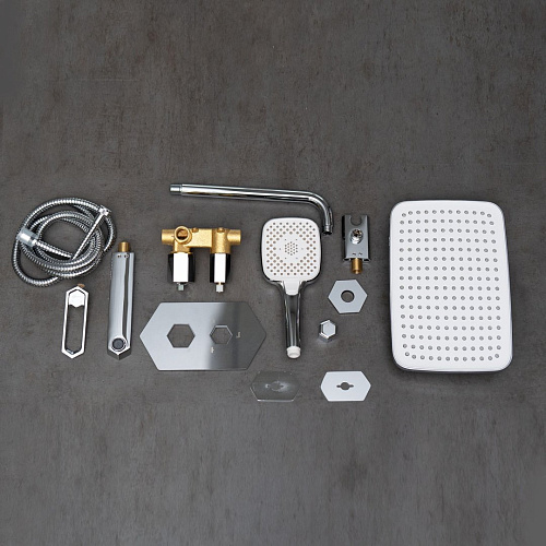 Душевая система Lemark Prizma LM3922C встраиваемая, хром Душевая система Lemark Prizma LM3922C встраиваемая, хром