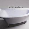 Ванна из искусственного камня Astra-Form Анастасия 01010063 левая, Solid Surface 1820х1250 Ванна из искусственного камня Astra-Form Анастасия 01010063 левая, Solid Surface 1820х1250