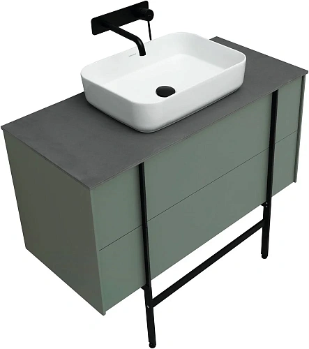 Тумба под раковину Allen Brau Reality 100 1.32007.CGM олива матовый Тумба под раковину Allen Brau Reality 100 1.32007.CGM олива матовый