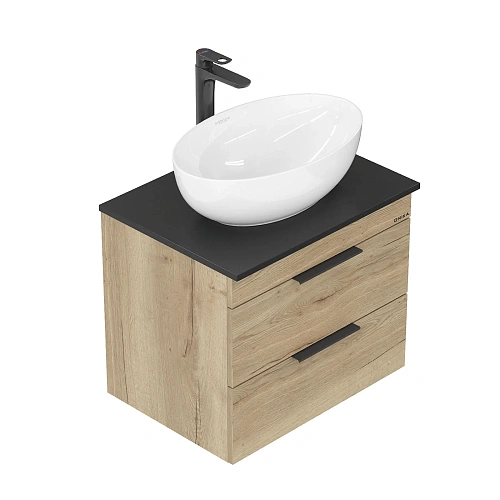 Столешница Onika 60х45 см 660450 чёрная Столешница Onika 60х45 см 660450 чёрная