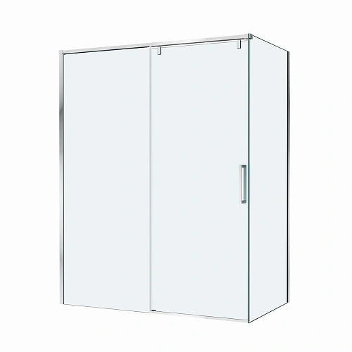 Душевой уголок BelBagno SOFT_CLOSE-1-AH-1-160/100-C-Cr 160x100 см, профиль хром, стекло прозрачное Душевой уголок BelBagno SOFT_CLOSE-1-AH-1-160/100-C-Cr 160x100 см, профиль хром, стекло прозрачное