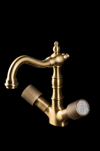 Смеситель для раковины Boheme Royal Cristal 312-Royal/CRST Смеситель для раковины Boheme Royal Cristal 312-Royal/CRST