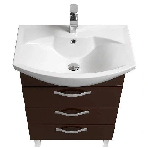 Тумба под раковину Aquaton Ария 65 Н темно-коричневая 1A123401AA430 Тумба под раковину Aquaton Ария 65 Н темно-коричневая 1A123401AA430