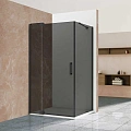 Душевой уголок Vincea Extra VSR-1E101190CGB, 1000/1100x900, черный, стекло тонированное Душевой уголок Vincea Extra VSR-1E101190CGB, 1000/1100x900, черный, стекло тонированное