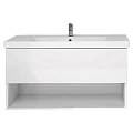 Тумба под раковину DREJA PERFECTO, 90 см, подвесная, 1 ящик, push-to-open, белый глянец 99.0808 Тумба под раковину DREJA PERFECTO, 90 см, подвесная, 1 ящик, push-to-open, белый глянец 99.0808