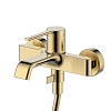 Смеситель для ванны AQUAme Asti AQM6412BG с душевым набором, 3 режима, Brushed gold Смеситель для ванны AQUAme Asti AQM6412BG с душевым набором, 3 режима, Brushed gold