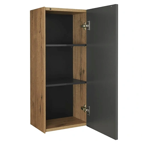 Шкаф Aquaton Сохо дуб веллингтон, графит софт 1A258403AJA00 Шкаф Aquaton Сохо дуб веллингтон, графит софт 1A258403AJA00