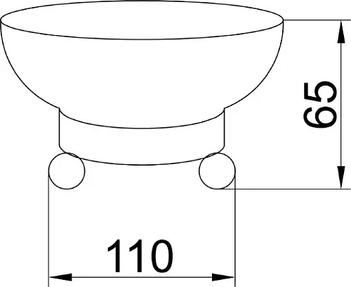 Мыльница Boheme Hermitage 10390 Мыльница Boheme Hermitage 10390