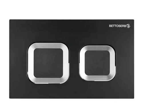 Инсталляция для унитаза BETTOSERB SAVA SLIM SUPERIOR SES40006487 с клавишей смыва SMART черный матовый/хром Инсталляция для унитаза BETTOSERB SAVA SLIM SUPERIOR SES40006487 с клавишей смыва SMART черный матовый/хром