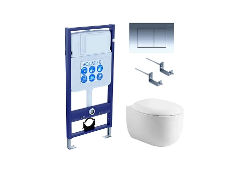Комплект инсталляции Aquatek Standard INS-0000012 со звукоизоляцией кркпежомом KKI-0000002 клавишей смыва KDI-0000010 унитазом АЛЬТАИР AQ1980-00 с сиденьем микролифт SET Aquatek АЛЬТАИР cm-010 4в1 Комплект инсталляции Aquatek Standard INS-0000012 со звукоизоляцией кркпежомом KKI-0000002 клавишей смыва KDI-0000010 унитазом АЛЬТАИР AQ1980-00 с сиденьем микролифт SET Aquatek АЛЬТАИР cm-010 4в1