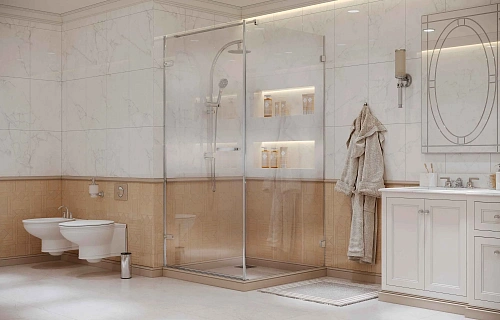 Душевой уголок Ambassador Abner 10011101L (900x900x2000) Душевой уголок Ambassador Abner 10011101L (900x900x2000)