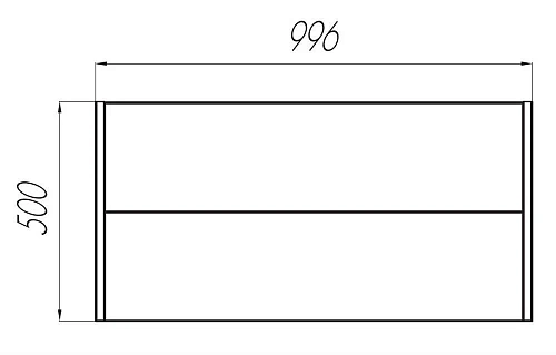 Модуль для раковины Aquaton Брук 100 2 ящика дуб ферр 1A202101BCDF0 Модуль для раковины Aquaton Брук 100 2 ящика дуб ферр 1A202101BCDF0