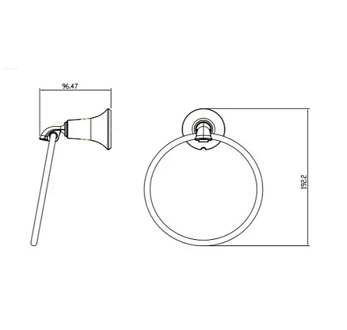 Полотенцедержатель Kaiser KH-4001 Полотенцедержатель Kaiser KH-4001