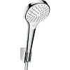 Картинка анонса товара «душевой гарнитур hansgrohe croma select s vario с держателем и шлангом 125 см. 26421400, белый/хром»