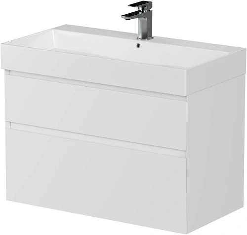 Тумба под раковину Allen Brau Infinity 85 1.210026.WM белый матовый Тумба под раковину Allen Brau Infinity 85 1.210026.WM белый матовый