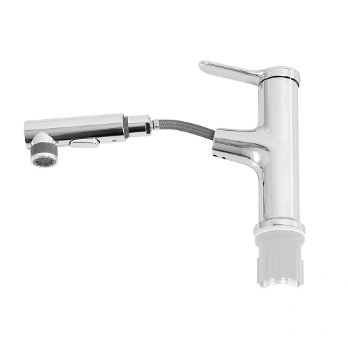 Смеситель для раковины BelBagno BB-LVMD-CRM-W0 с выдвижным изливом хром Смеситель для раковины BelBagno BB-LVMD-CRM-W0 с выдвижным изливом хром